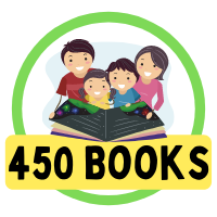 450 Books - Claim Your Prize! Badge
