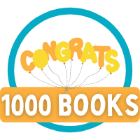 1000 Books - You Did It! Badge